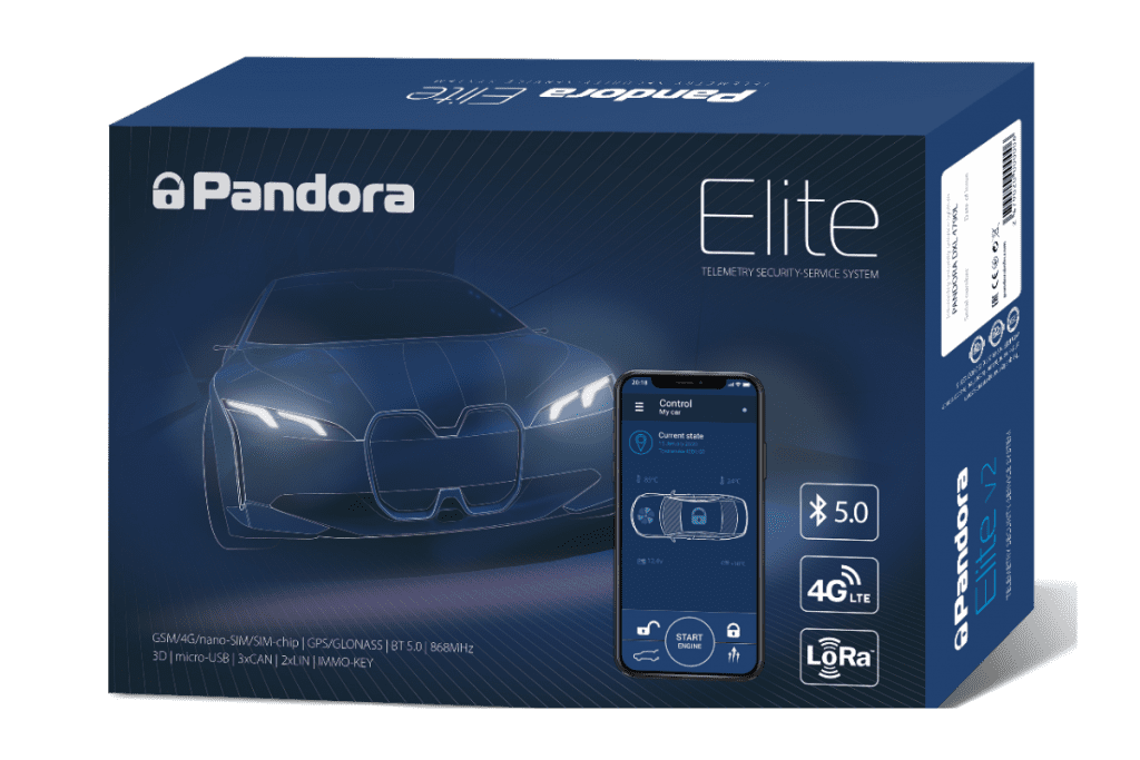 Pandora Elite beste Alarmanlage mit Akku Bluetooth Sirene