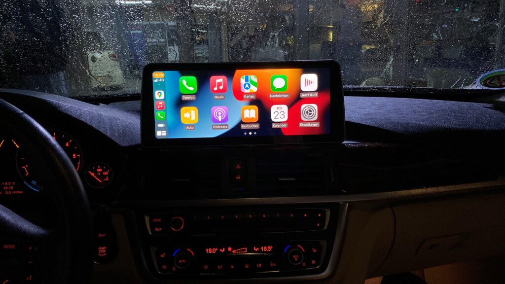Bildschirm Upgrade BMW Android Carplay